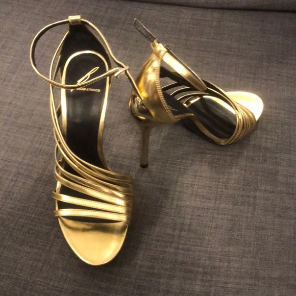 Brian Atwood Shoes - B Brian Atwood gold heels
